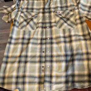 Sold::Carhartt Pearl Snap Button Up XL